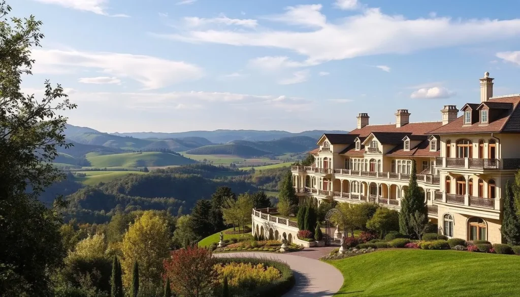 Image of a luxurious hotel in Sonoma County