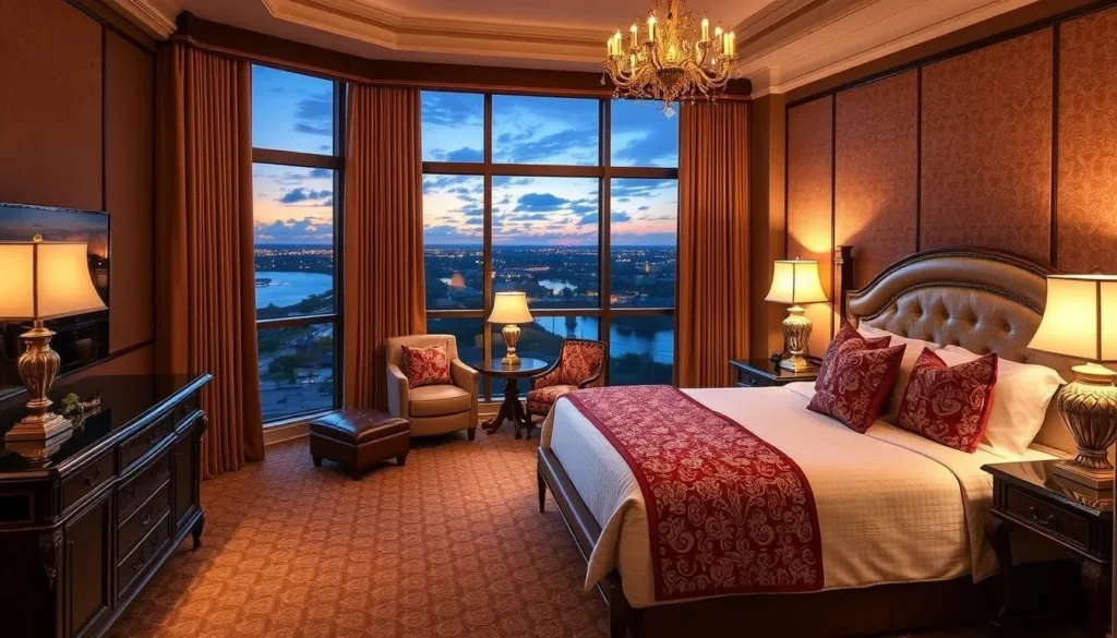 Image of a luxurious hotel room in Kissimmee, Florida