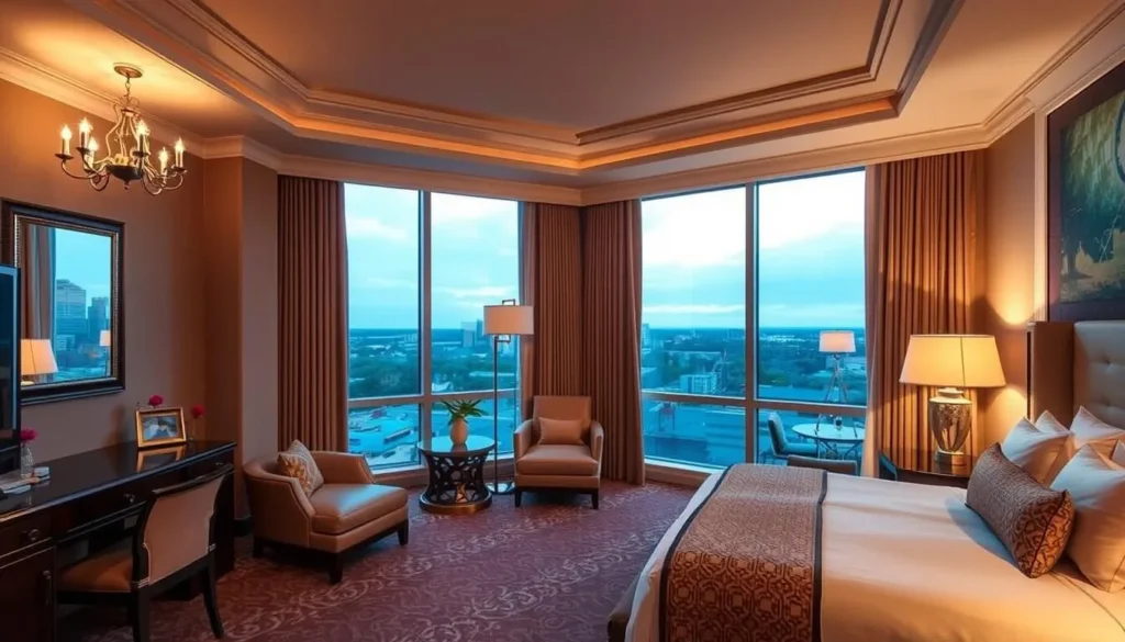 Image of a luxurious hotel room in Las Colinas, Irving