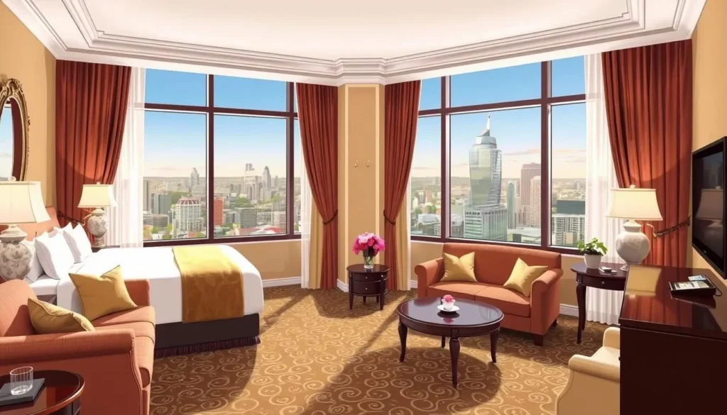 Image of a luxurious hotel room in Wagga Wagga