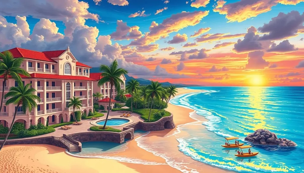 Image of a luxury beachfront resort in Waikiki