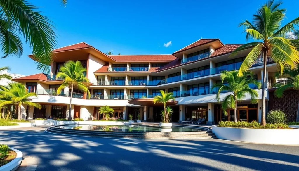 Image of a luxury hotel in Port Moresby