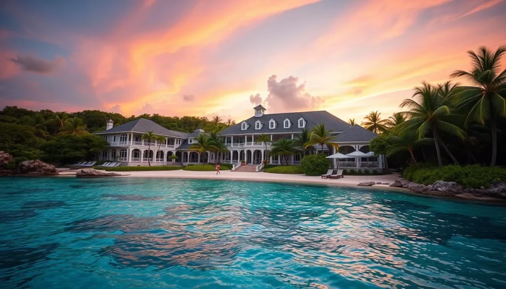 Image of a luxury resort on Grace Bay Beach