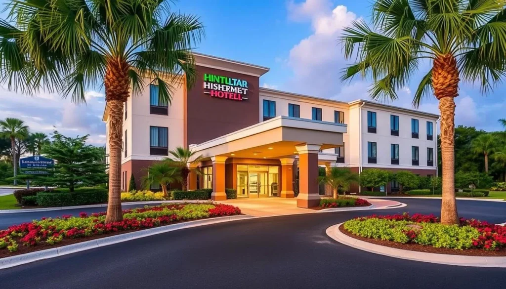 Image of a mid-range hotel in Kissimmee, Florida