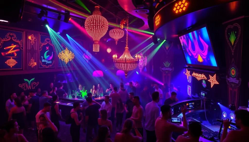 Image of a popular nightclub in Las Vegas