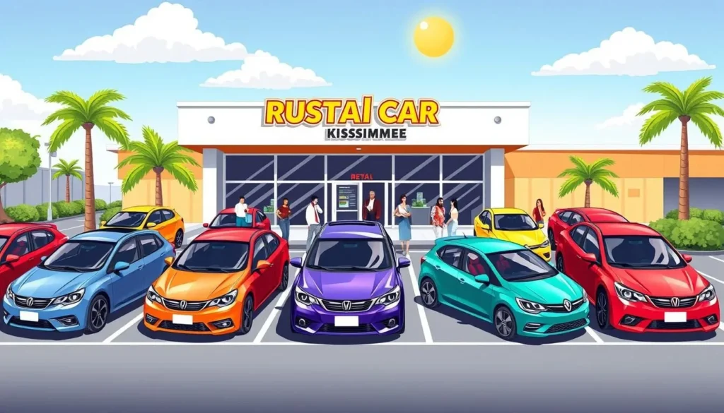 Image of a rental car company in Kissimmee