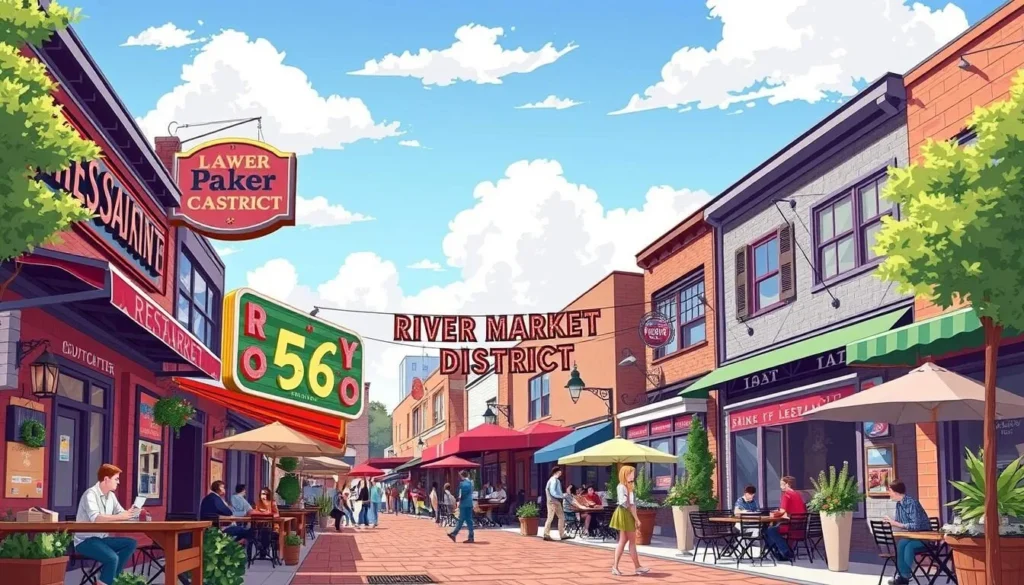 Image of a restaurant in the River Market District