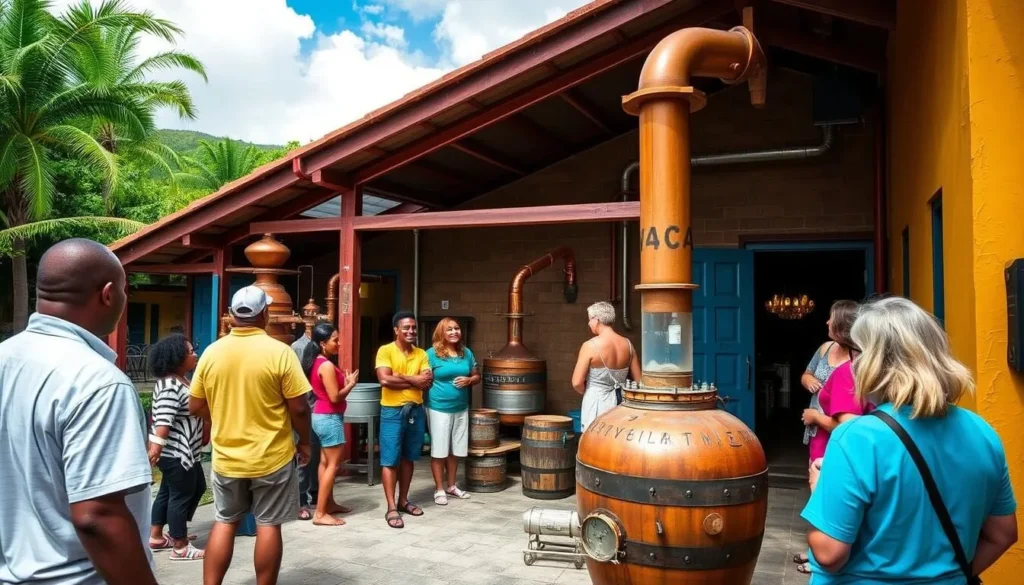 Image of a rum distillery tour in Barbados