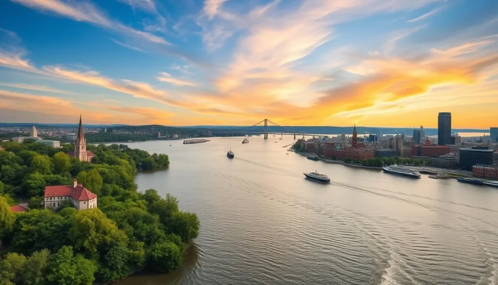 Image of a scenic boat tour on the Hudson River