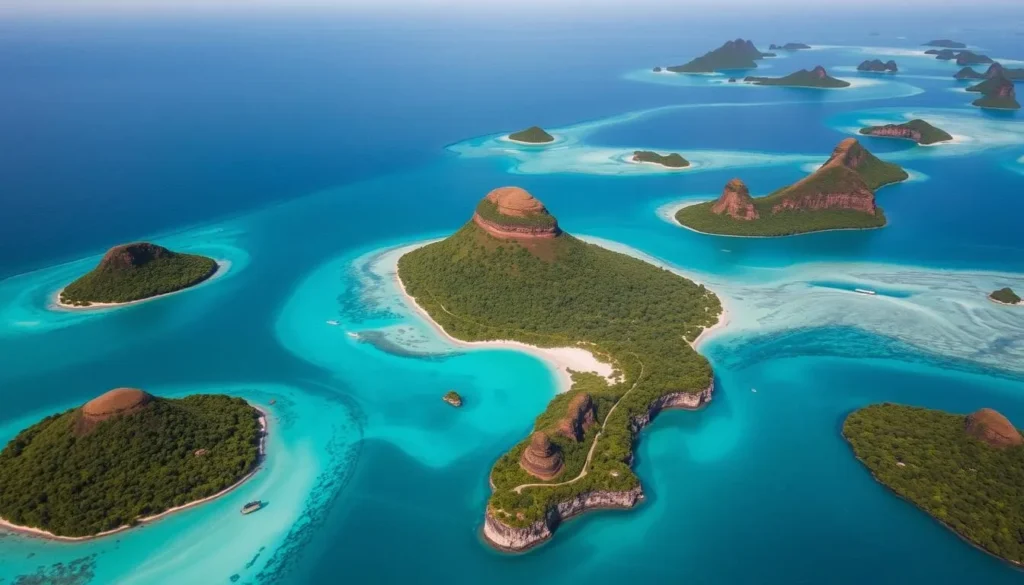 Image of a scenic flight over the Tiwi Islands