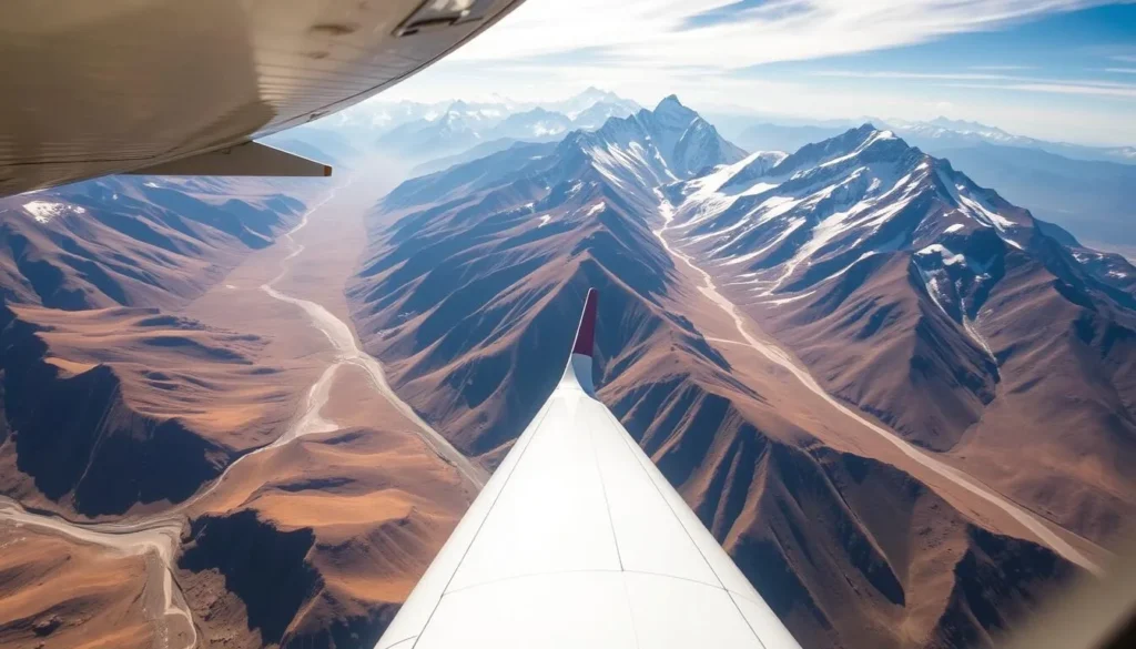 Image of a scenic flight to Jomsom or a jeep safari in Mustang