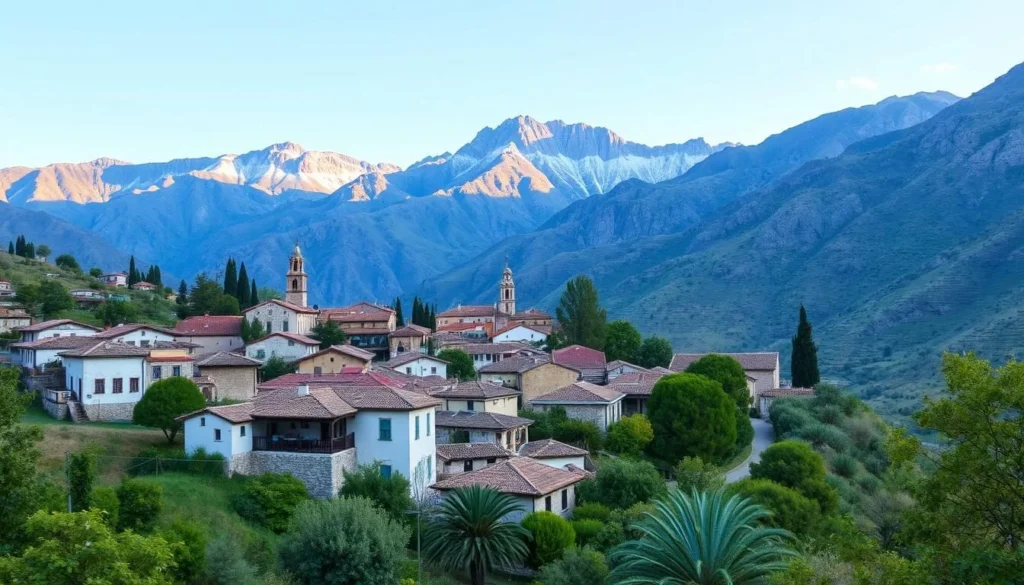Image of a scenic view of the Alpujarras villages