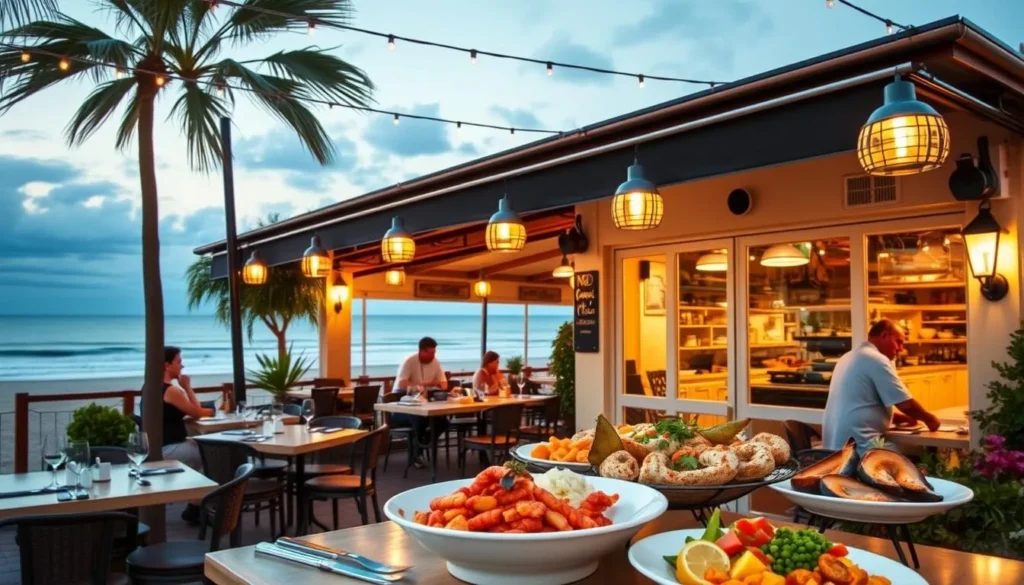 Image of a seafood restaurant in Arcachon Image of a seafood restaurant in Arcachon