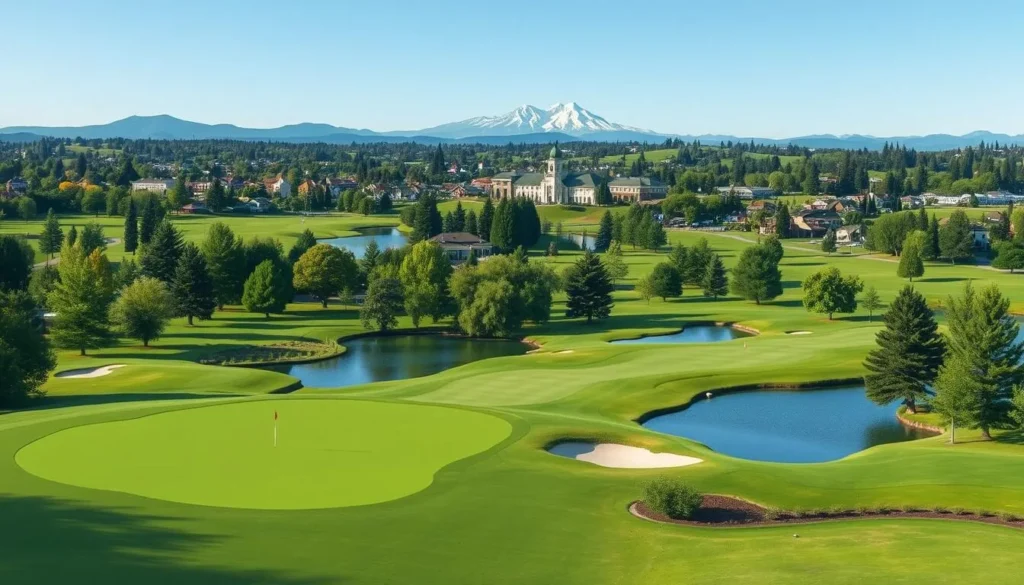 Image of a serene golf course near Redmond, WA