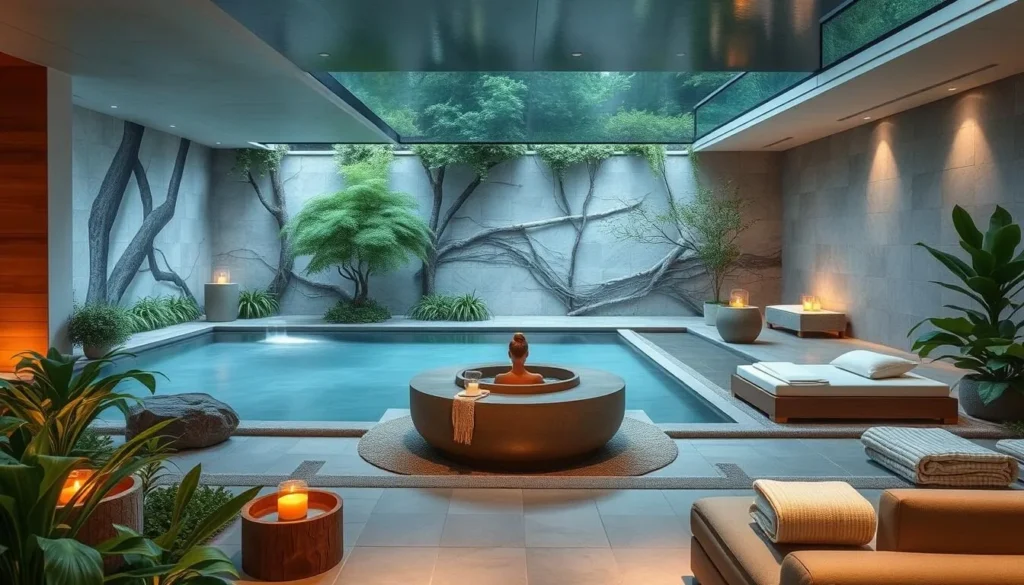Image of a serene spa in Latvia