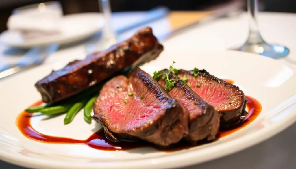 Image of a signature steak dish at Mallee Grill