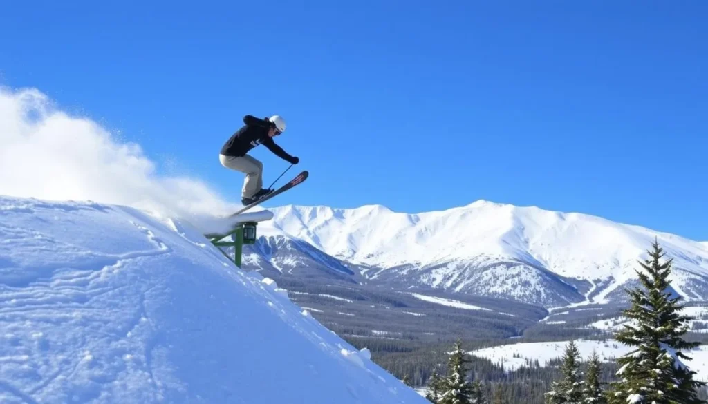 Image of a skier at Breckenridge Ski Resort