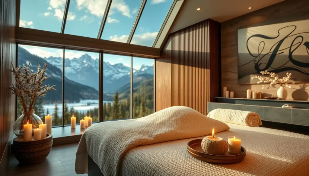 Image of a spa treatment at a Banff luxury hotel