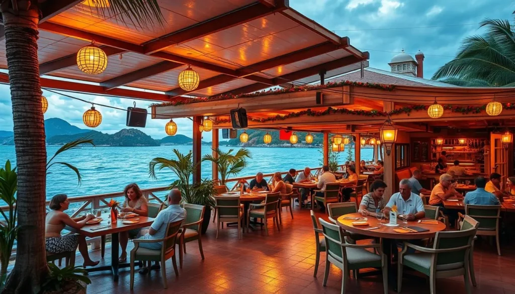 Image of a top-rated restaurant on St. Thomas