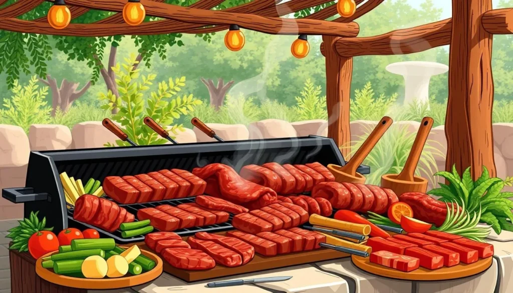 Image of a traditional Argentine asado