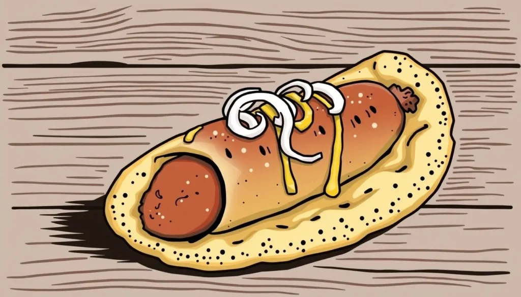 Image of a traditional Breton galette-saucisse