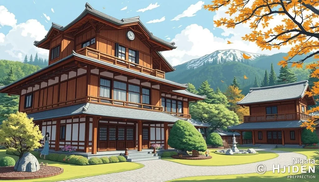 Image of a traditional ryokan in Niigata Prefecture