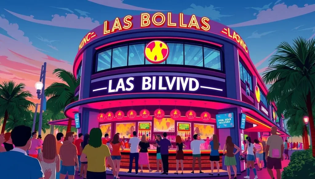 Image of a trendy bar or nightlife venue on Las Olas Boulevard, capturing its lively atmosphere. Image of a trendy bar or nightlife venue on Las Olas Boulevard, capturing its lively atmosphere.