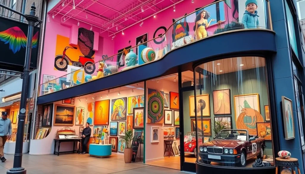 Image of a vibrant art gallery in Yonkers, NY