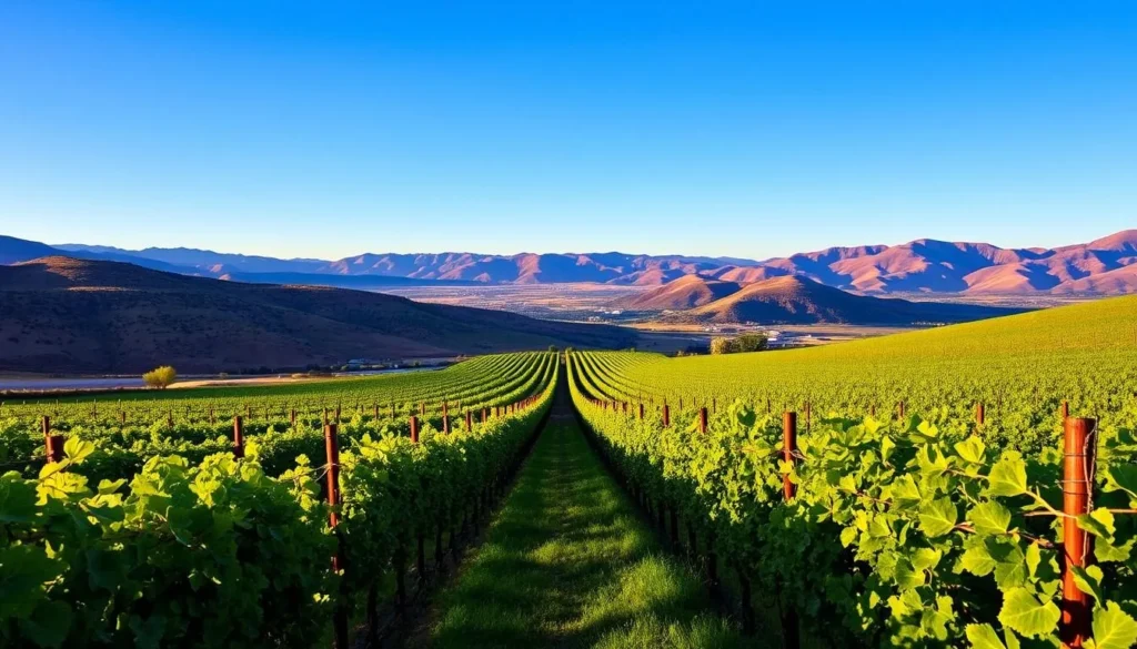 Image of a vineyard in Palisade, Colorado Image of a vineyard in Palisade, Colorado