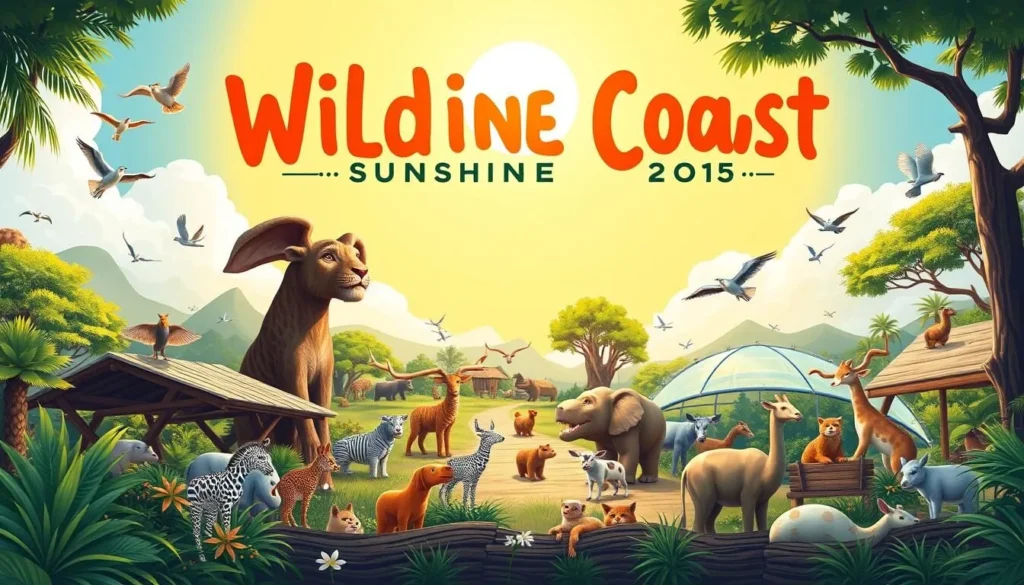 Image of a wildlife attraction on the Sunshine Coast