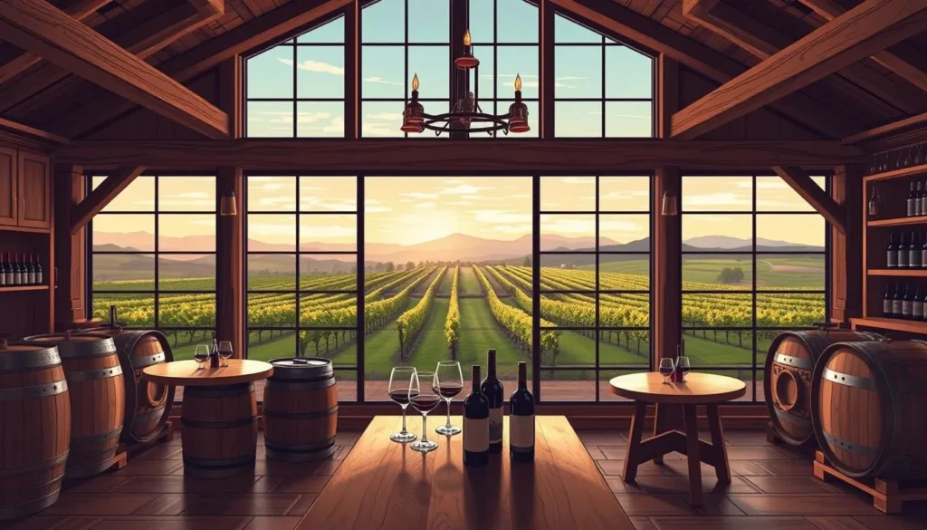 Image of a wine tasting room in Amador County