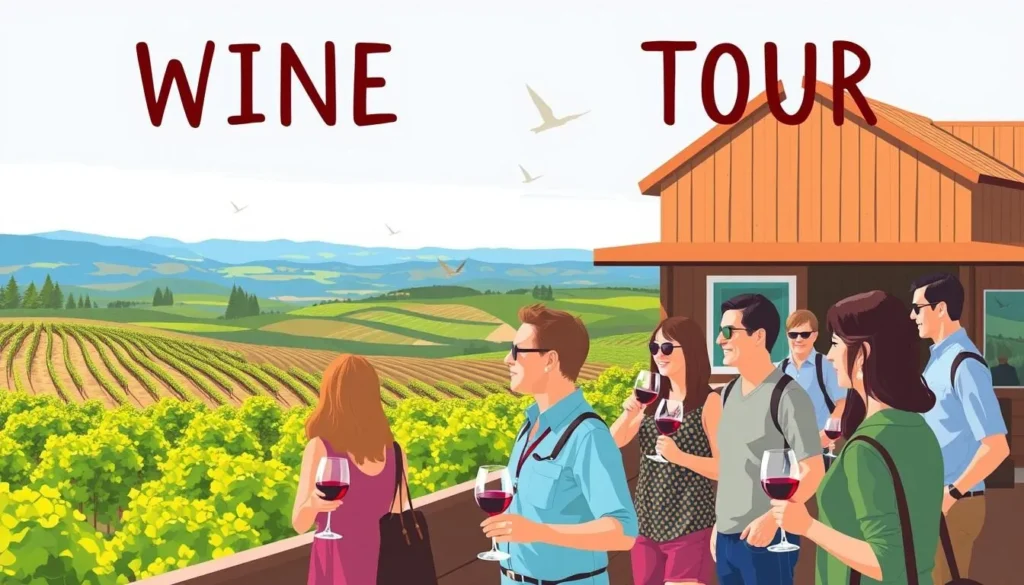 Image of a wine tasting tour in Monterey County