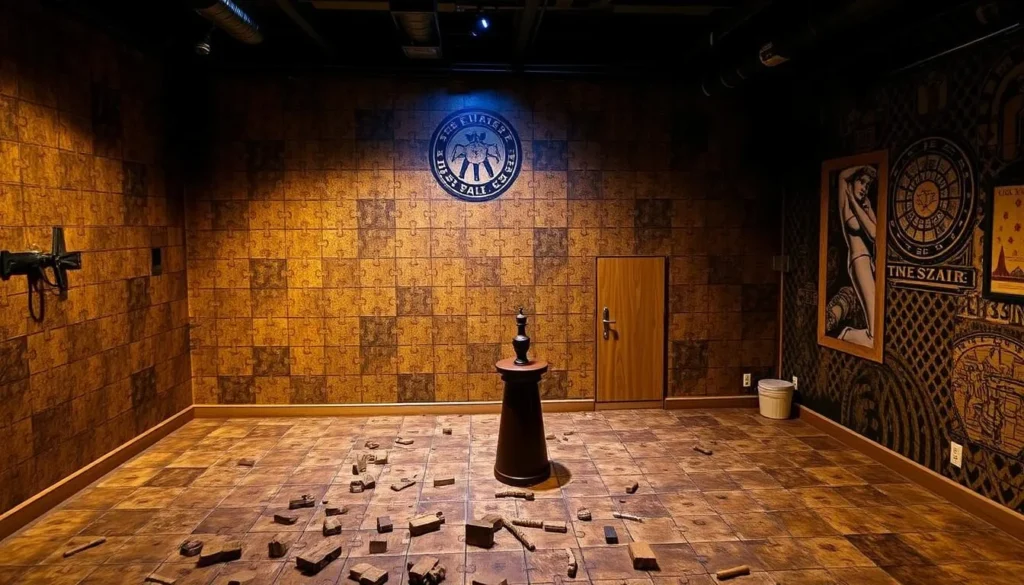 Image of an escape room in Indianapolis with a challenging puzzle