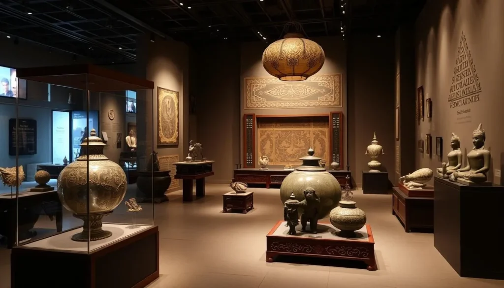 Image of an exhibit at the Oriental Museum