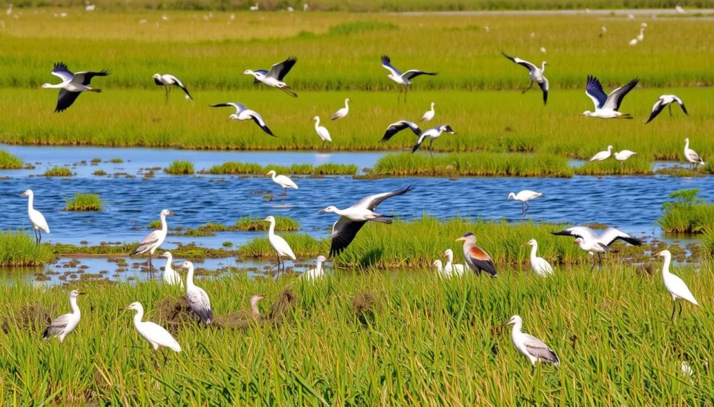 Image of birds at Horicon Marsh