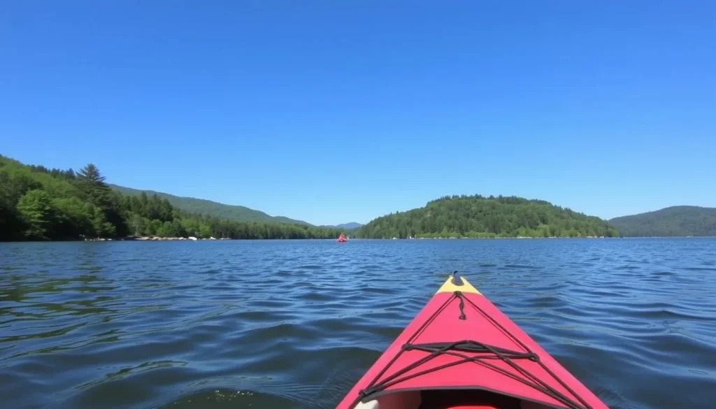Image of canoeing or kayaking on Laurel River Lake