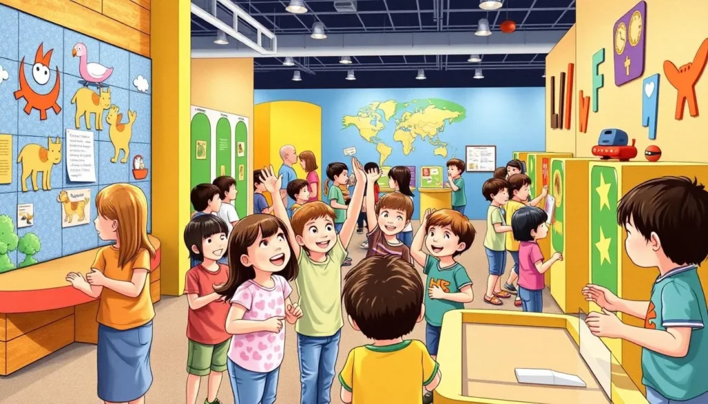 Image of children engaging with interactive exhibits at the Louisiana Children's Museum. Image of children engaging with interactive exhibits at the Louisiana Children's Museum.