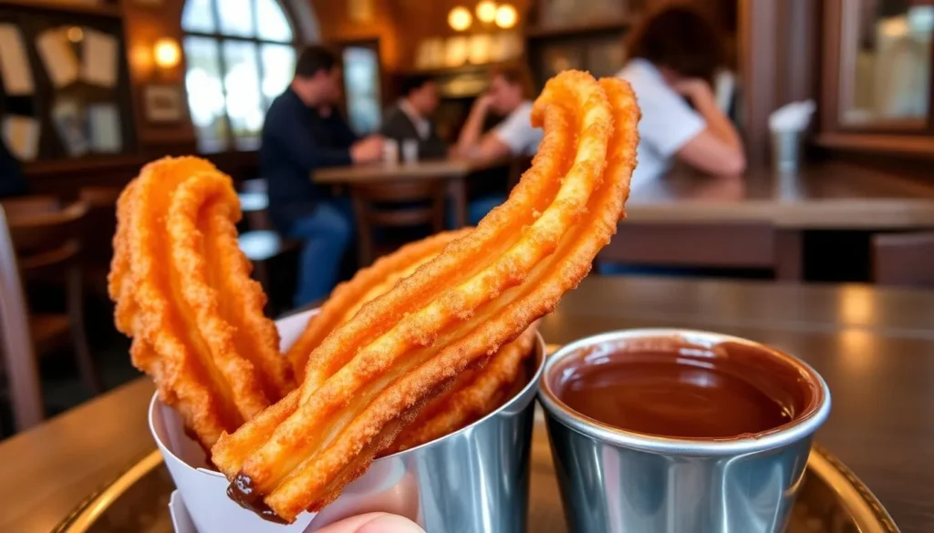 Image of churros con chocolate at Chocolatería San Ginés