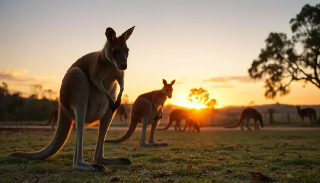 Image of kangaroos at The Kangaroo Sanctuary