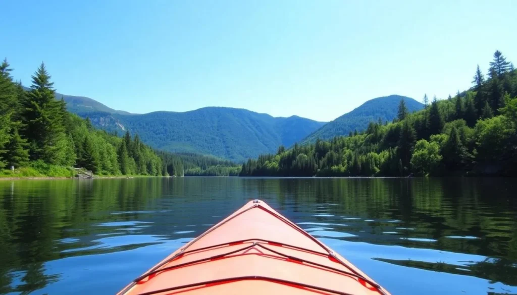 Image of kayaking in Jordan Pond, Bar Harbor