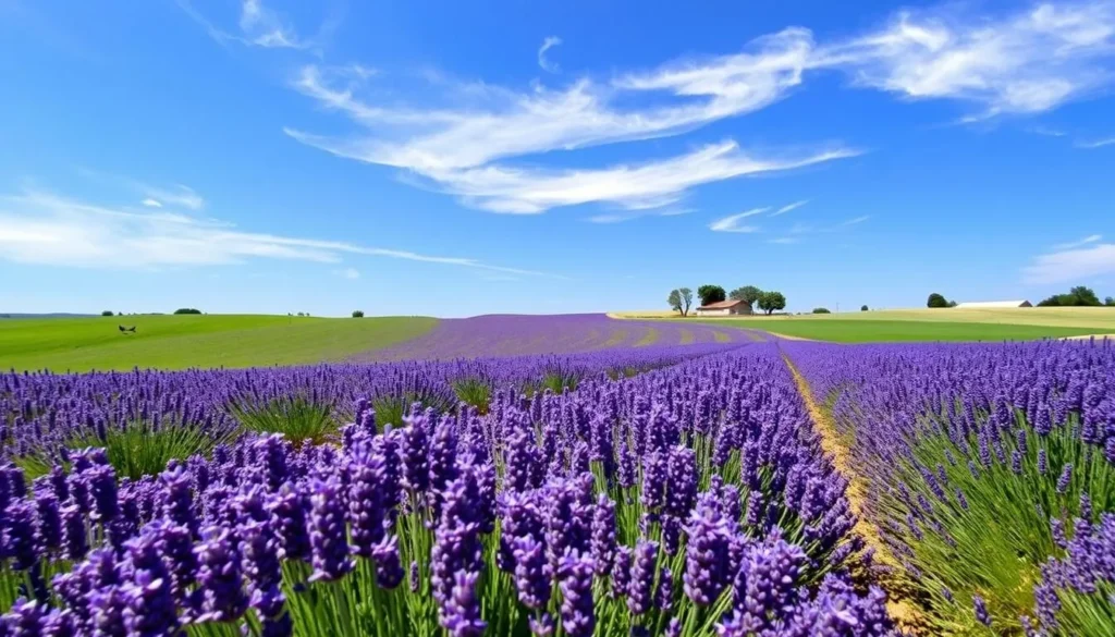 Image of lavender fields at Chappell Hill Lavender Farm