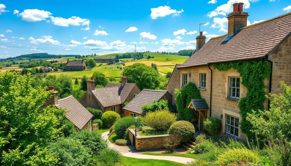 Image of picturesque Cotswolds villages