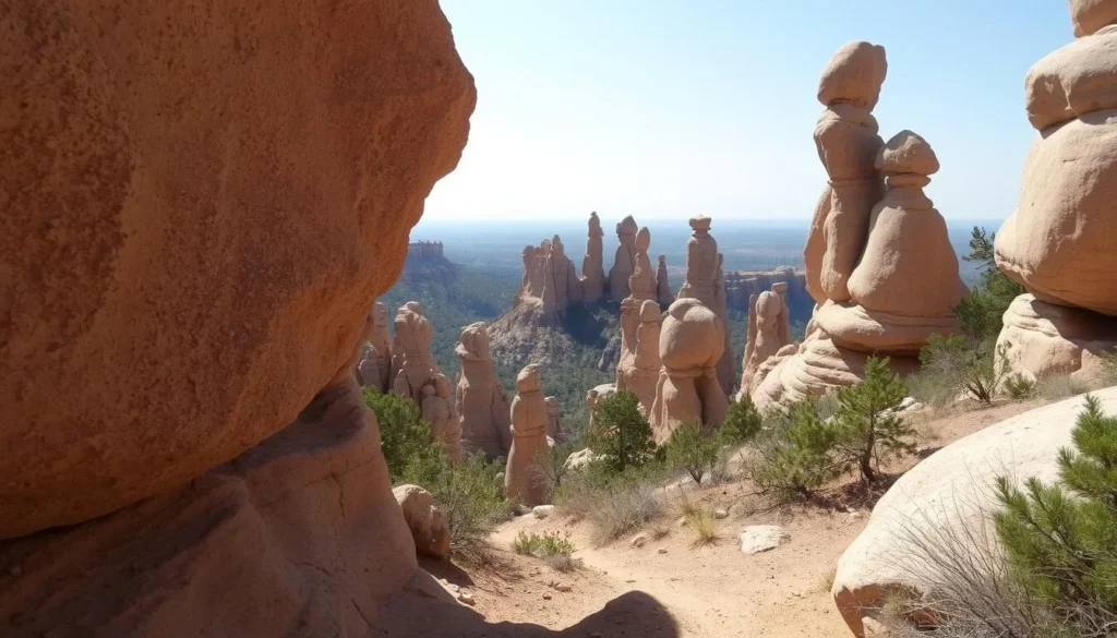 Image of rock formations on Trail #6