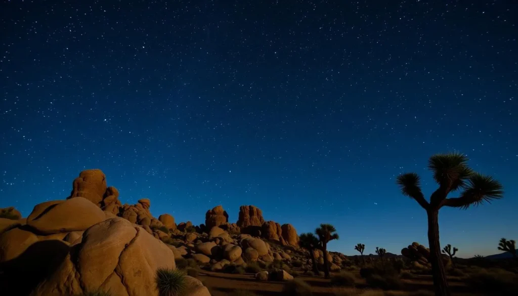 Image of stargazing in Joshua Tree National Park