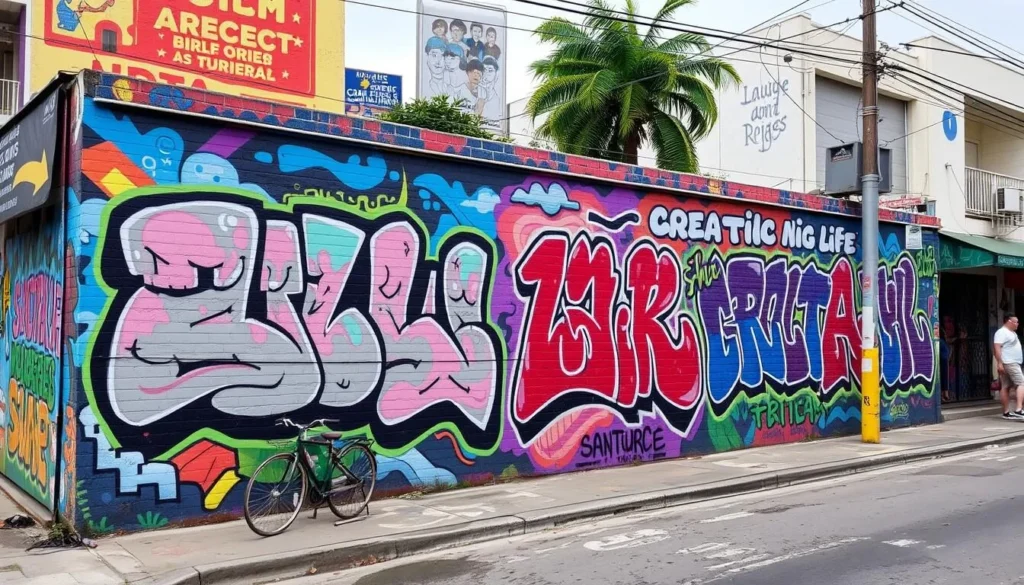 Image of street art in Santurce, San Juan
