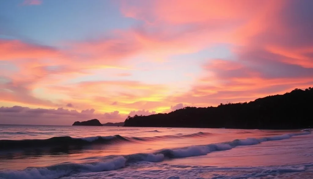 Image of sunset at Ipil Point, Sibuyan Island