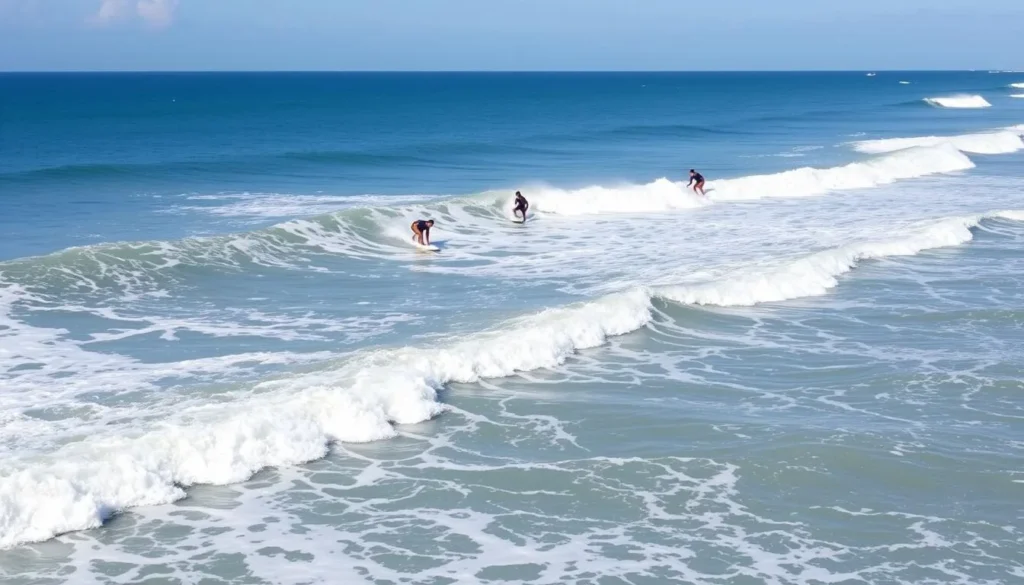 Image of surfers at Sebastian Inlet State Park