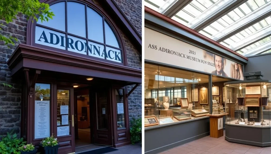 Image of the Adirondack Museum's exterior or one of its exhibits