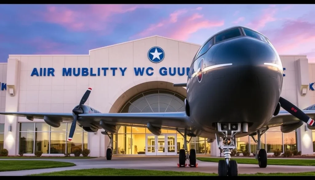 Image of the Air Mobility Command Museum's exterior or a notable aircraft on display