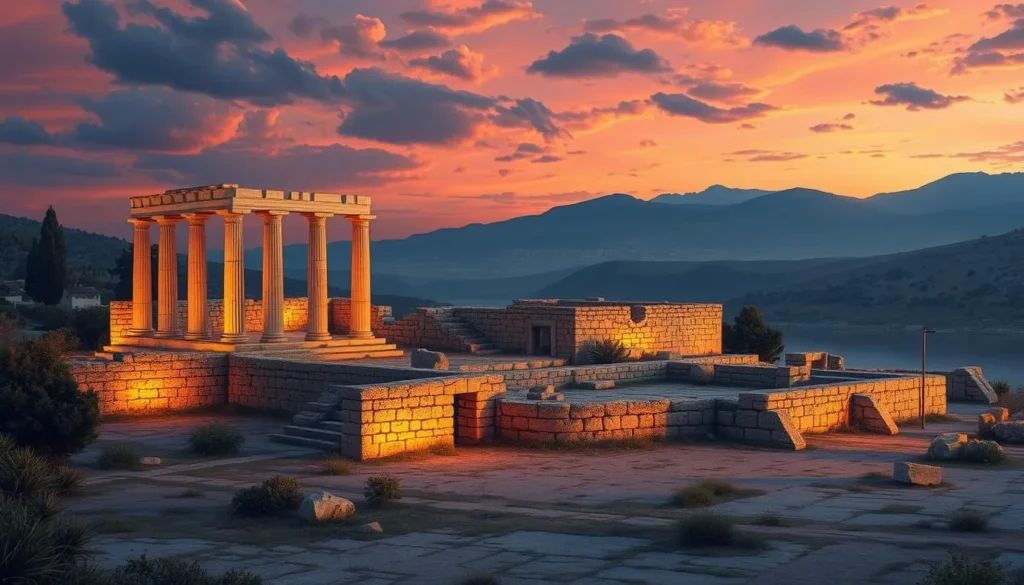 Image of the Asklepion ruins on Kos Island